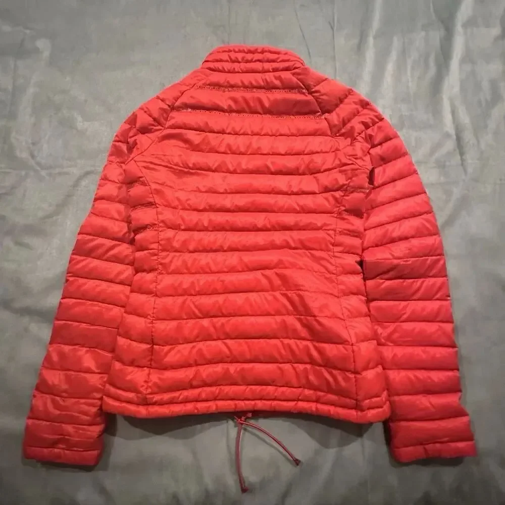 Nike Aeroloft 800 Summit Puffer Jacket Womens Small Goose Down Red Full Zip